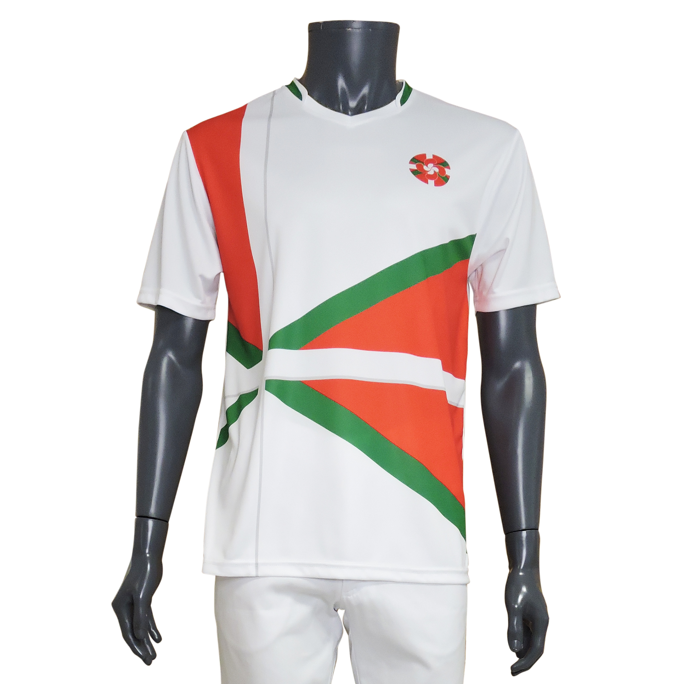 t-shirt Ikus pelote basque motif croix basque
